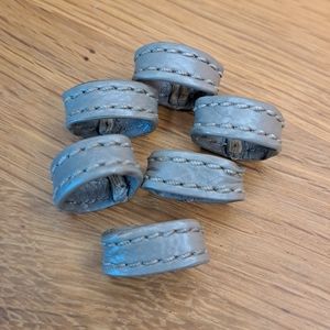 Marc Jacobs leather loops x6  | Spare/replacement/repair/rehab parts 🛠️